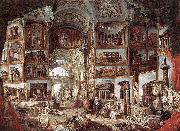 Giovanni Paolo Pannini Picture gallery with views of ancient Rome china oil painting reproduction